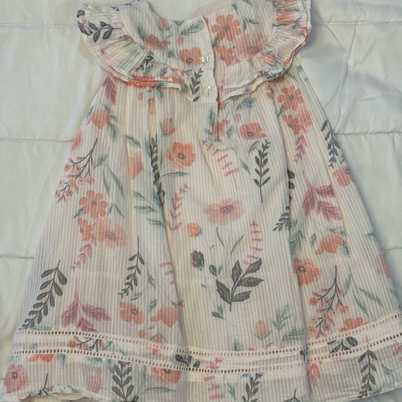 Joie Flutter Flower Print Dress 3T - Picture 2 of 6